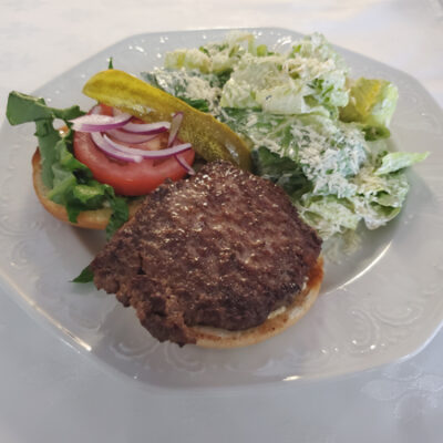 Beef Burger Salad